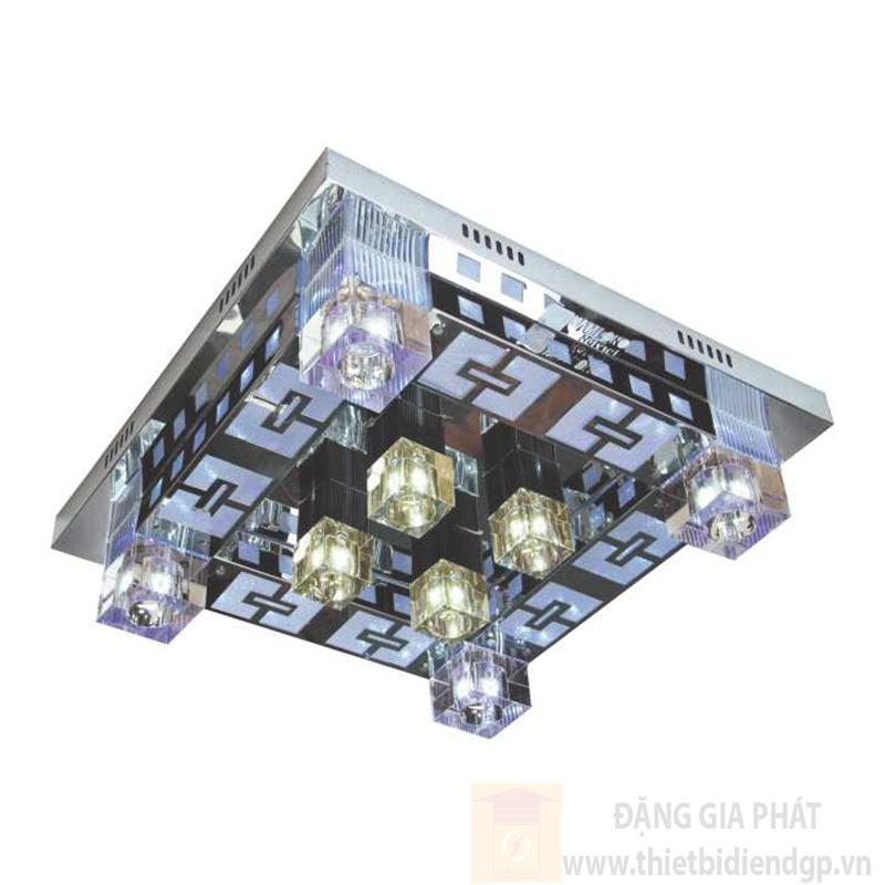 Đèn ốp trần Led vuông 500*H150, LED color changer, remote
